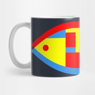 Colorful Abstract Fish Mug